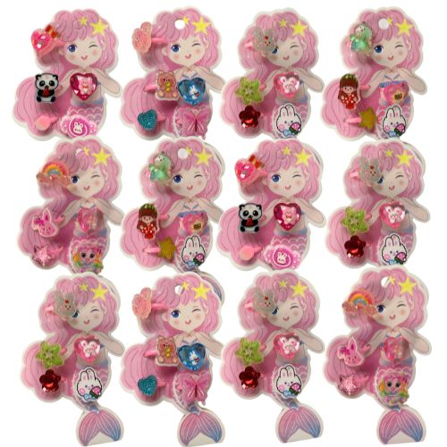 Kit com 05 Anel de Plástico Infantil DF525-DY1001 - Box c/ 12 unid