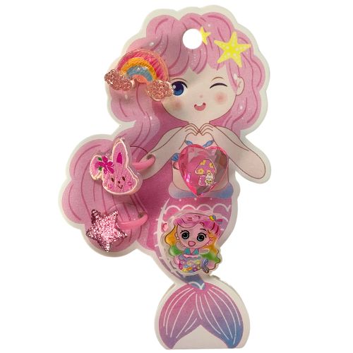 Kit com 05 Anel de Plástico Infantil DF525-DY1001