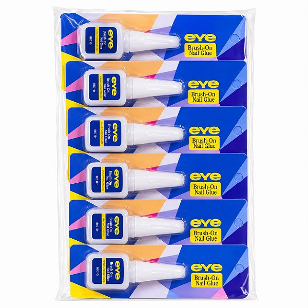 Cola para Unha Postiça EYE JS528- Pcte c/ 12 unid