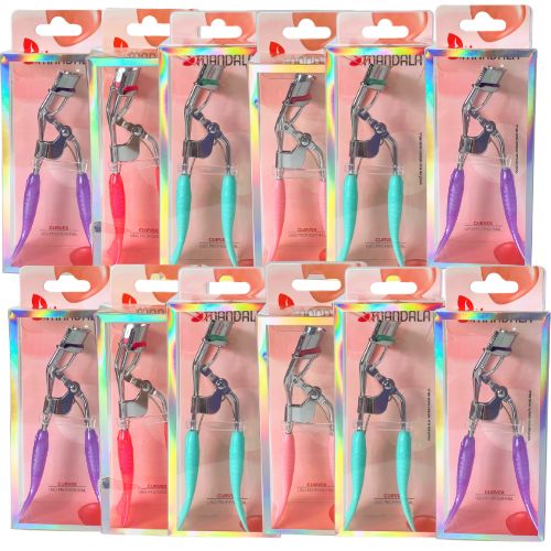 Curvador de Cílios Curvex Sereia Mandala MV015 - Pcte c/ 12 unid