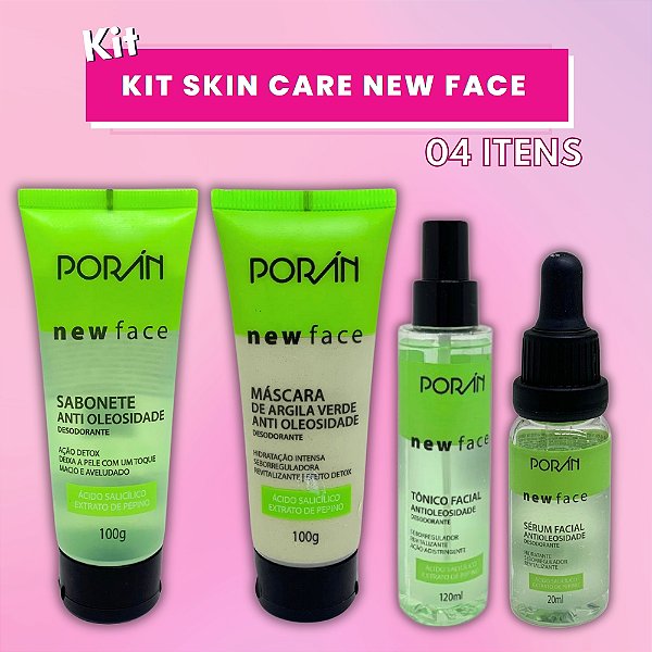 Kit Skin Care New Face - 04 itens