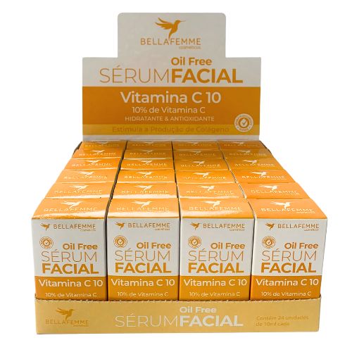 Sérum Facial Oil Free Vitamina C10 Bella Femme - Box c/ 24 unid