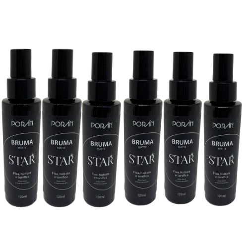 Poran - Bruma Matte Star Porán PR150 - Kit c/ 06 unid
