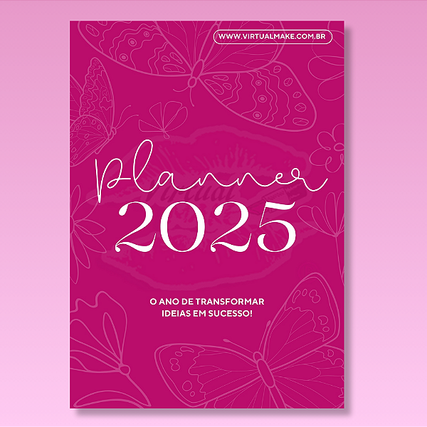 Planner Digital 2025 Virtual Make - Organize Sua Empresa