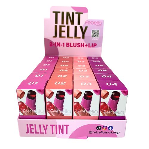 Blush Jelly Tint Febella BLU50614 - Box c/ 24 unid