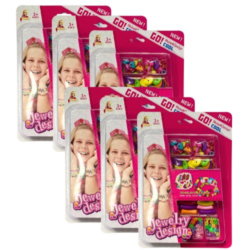 Kit Fábrica de Pulseira Infantil Jewelry Design NO.338-917 - Kit c/ 06 unid