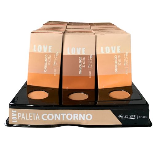 Paleta de Contorno Max Love BX01 - Box c/ 36 unid