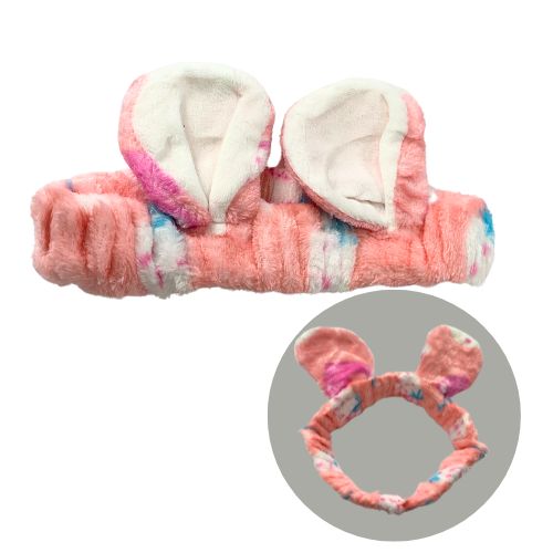 Faixa de Cabelo para Maquiagem e Limpeza Facial Orelhinhas