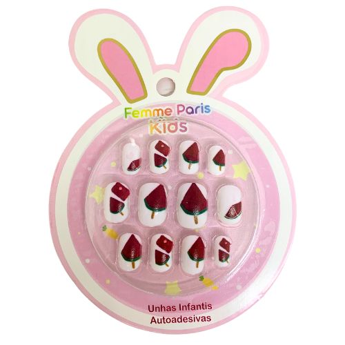 Unhas Postiças Infantil Femme Paris Kids FM012