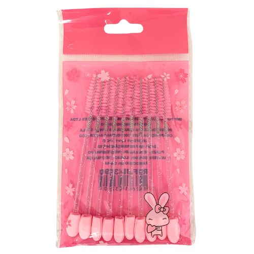 Escovinha para Cílios e Sobrancelhas + Pincel de Sombra Descartavel JD-3290