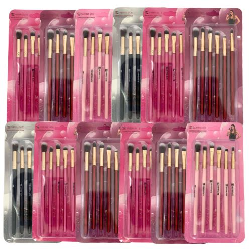 Kit com 06 Pincéis para Maquiagem Sabrina Sato SP131 - Pcte c/ 12 unid