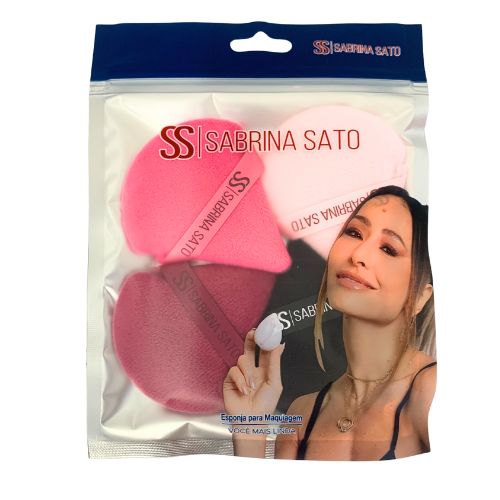 Kit com 04 Esponjas para Maquiagem Sabrina Sato SP2046