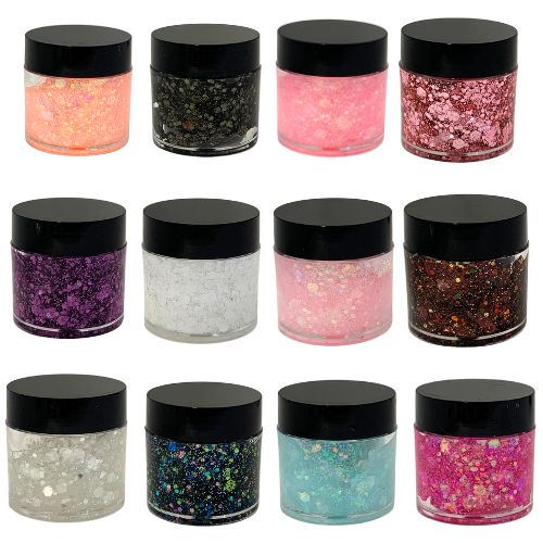 Glitter em Gel Sabrina Sato SP4010 - Box c/ 12 unid