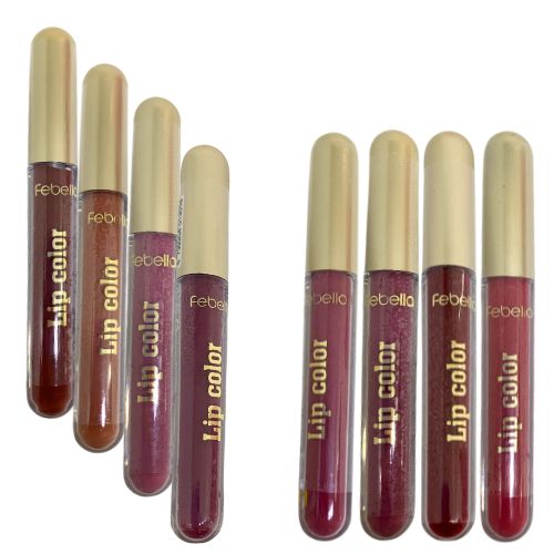Lip Color Velvet Matte Febella BM40130 - Kit c/ 08 unid
