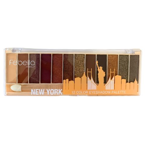 Paleta de Sombras Rome New York Paris Febella PSO30342