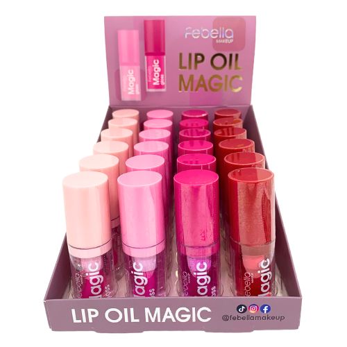 Lip Oil Magic Febella LG40535 - Box c/ 24 unid