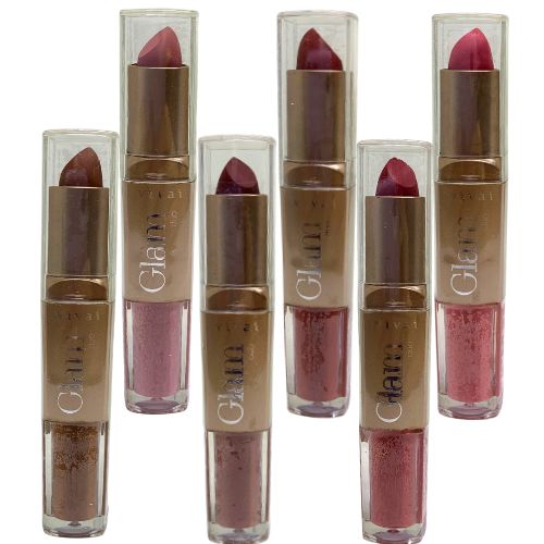 Batom Duo Glam Vivai 3238.1.1 - Kit c/ 06 unid
