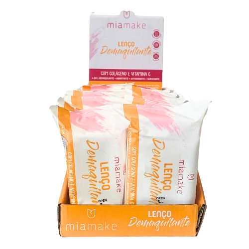 Lenço Demaquilante Mia Make 462 - Box c/ 12 unid