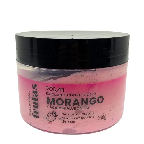 Poran - Esfoliante Corporal e Facial Morango Porán PR240