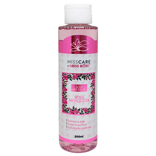Água Micelar Rosa Mosqueta 200ml Miss Rôse MR069