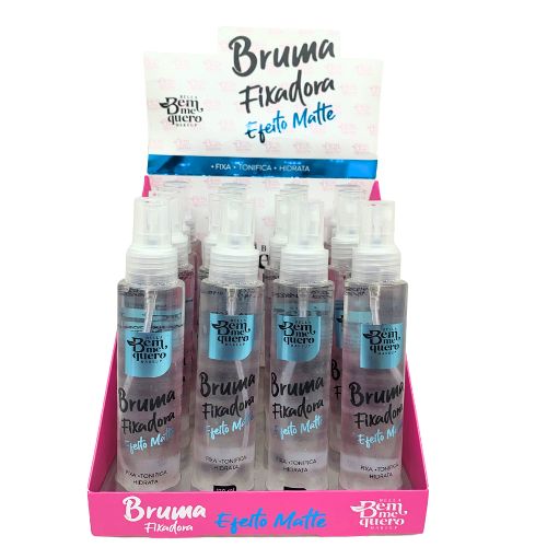 Bruma Fixadora Efeito Matte Bella Bem Me Quero - Box c/ 16 unid