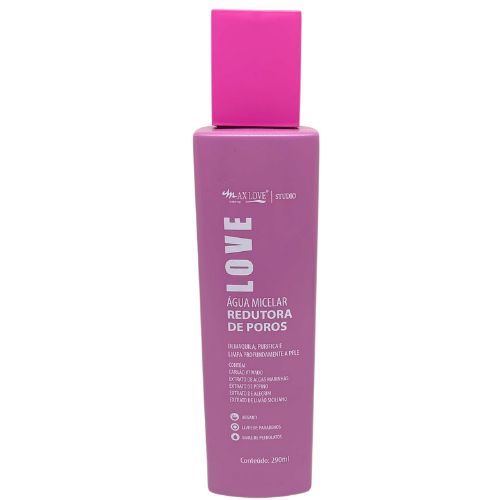 Água Micelar Redutora De Poros Max Love