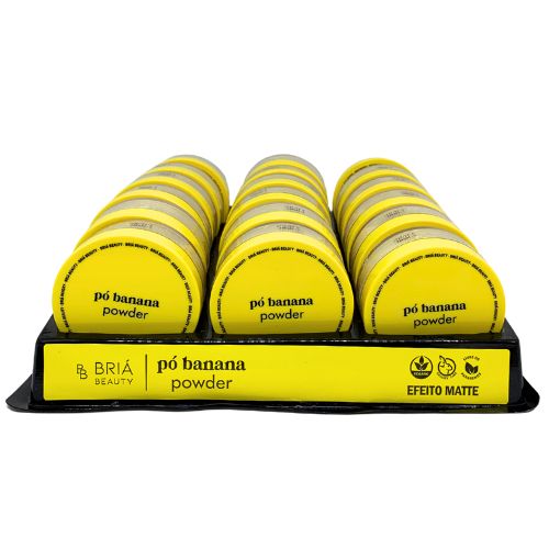 Pó Banana Powder Briá Beauty BB0021 - Box c/ 18 unid