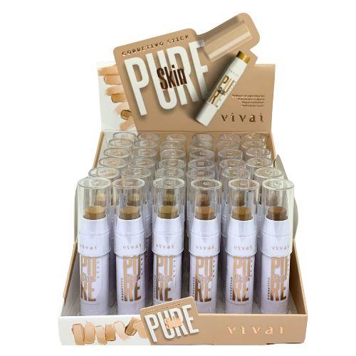 Corretivo Stick Pure Skin Vivai 1102.1.1 - Box c/ 36 unid