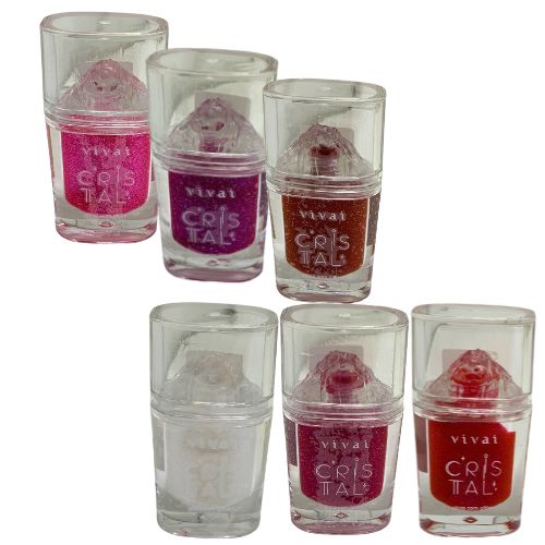Gloss Glitter Cristal Vivai 3214.1.1 - Kit c/ 06 unid
