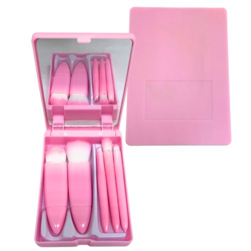 Kit com 05 Pincéis para Maquiagem Qbela Manuela! QBM806