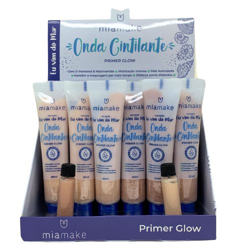 Primer Glow Onda Cintilante Mia Make 482 - Box c/ 24 unid