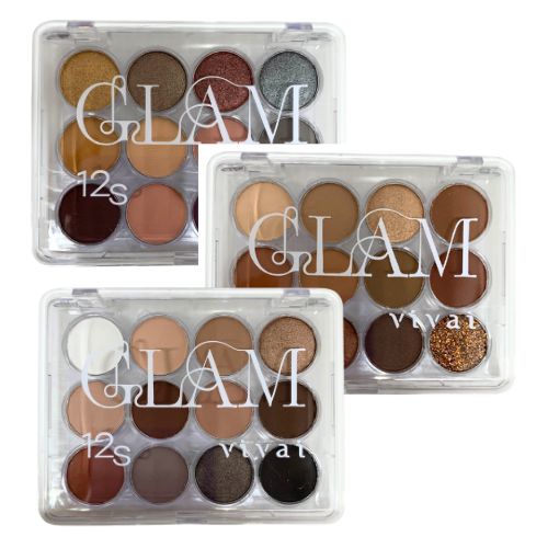 Paleta de Sombras Glam Vivai 4103.1.1 - Kit c/ 03 unid