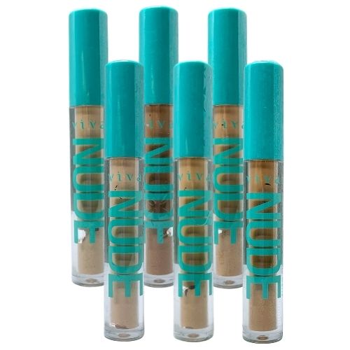 Corretivo Líquido Efeito Matte Nude Vivai 1080.1.1 - Kit c/ 06 unid