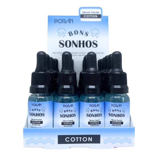 Poran - Sérum Facial Cotton Bons Sonhos Porán PR312 - Box c/ 24 unid