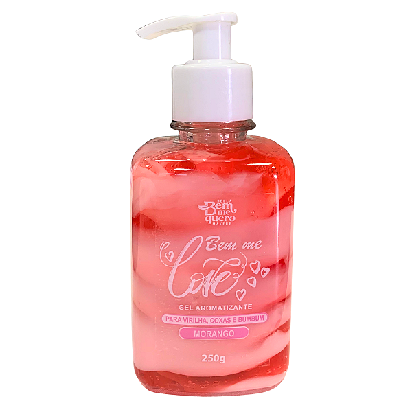 Gel Aromatizante Morango Bem Me Love Bella Bem Me Quero