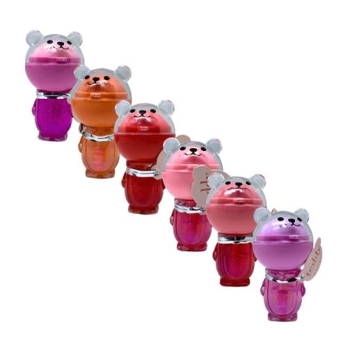 Lip Balm & Lip Gloss Teddy Vivai 3206.1.1 - Kit c/ 06 unid