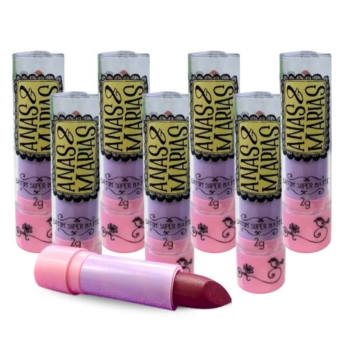 Batom Bastão Super Matte Anas e Marias Safira – Kit c/ 08 unid