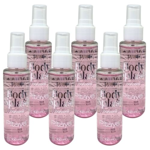 Body Splash Pitaya Safira - Kit c/ 06 unid