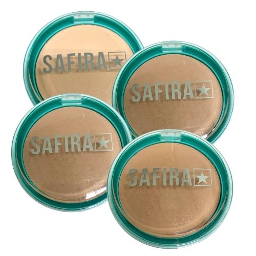 Pó Compacto Cores Claras Safira - Kit c/ 04 unid