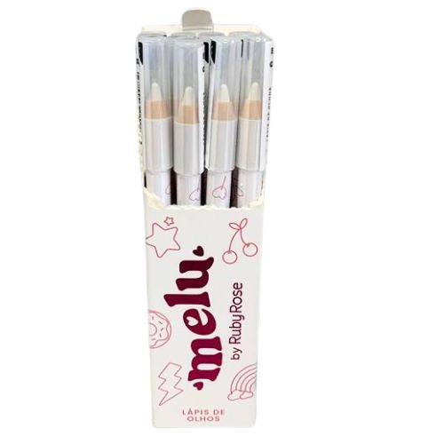 Lápis de Olho White Ice Cream Melu Ruby Rose RR-2400-1 - Box c/ 12 unid