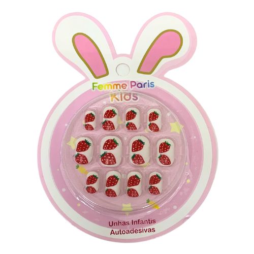 Unhas Postiças Infantil Femme Paris Kids FM005
