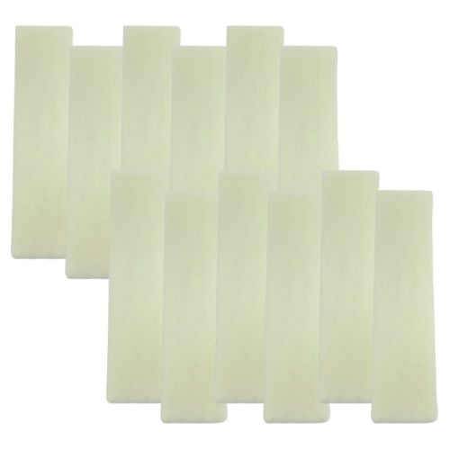 Lixa Polidora para Unhas Bloquinho Branca - Pcte c/ 12 unid