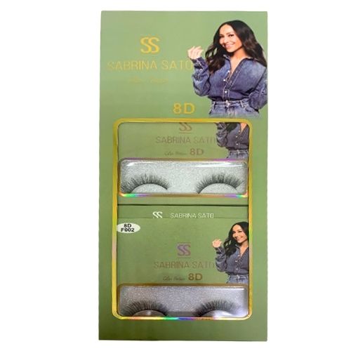 Cílios Postiços 8D F002 Sabrina Sato SP3162 - Box c/ 10 unid