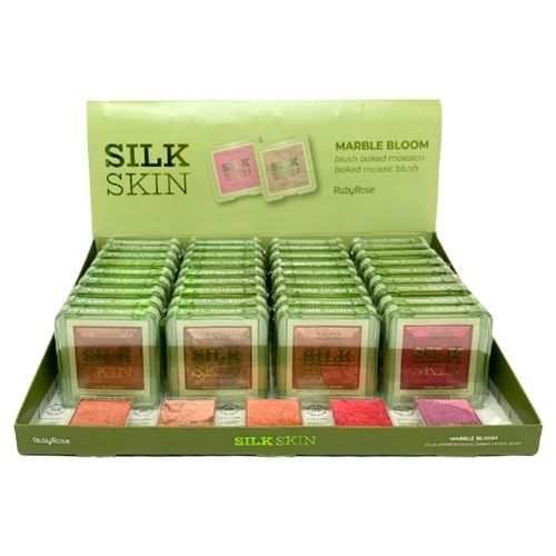 Blush Marble Bloom Mosaico Silk Skin Ruby Rose HB-F1001 - Box c/ 36 unid