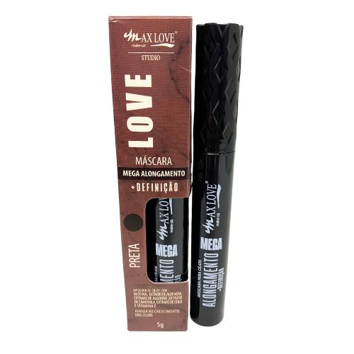 Máscara de Cílios Preta Love Mega Alongamento + Definição N° 62 Max Love