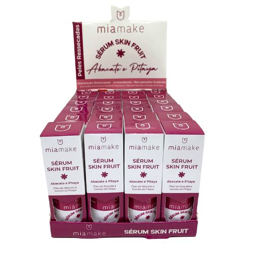 Sérum Skin Fruit Abacate e Pitaya Mia Make 512 - Box c/ 24 unid