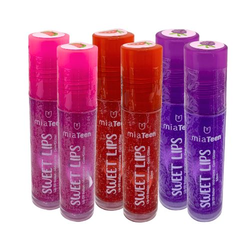 Lip Oil Sweet Lips Mia Teen Mia Make 527 - Kit c/ 06 unid