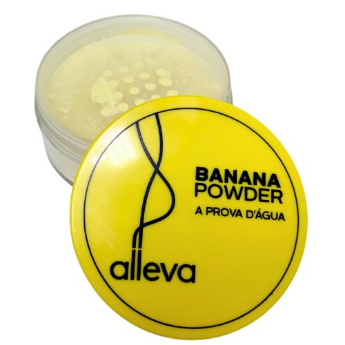 Pó Banana Powder Efeito Matte Alleva AL4001