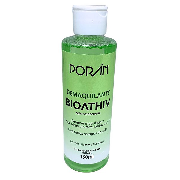 Poran - Demaquilante Bioathiv Ação Desodorante Porán PR112
