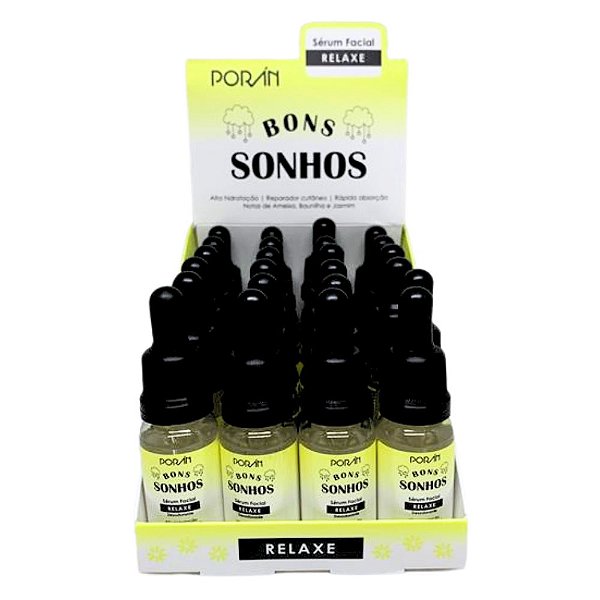 Poran - Sérum Facial Bons Sonhos Relaxe Porán PR332 - Box c/ 24 unid